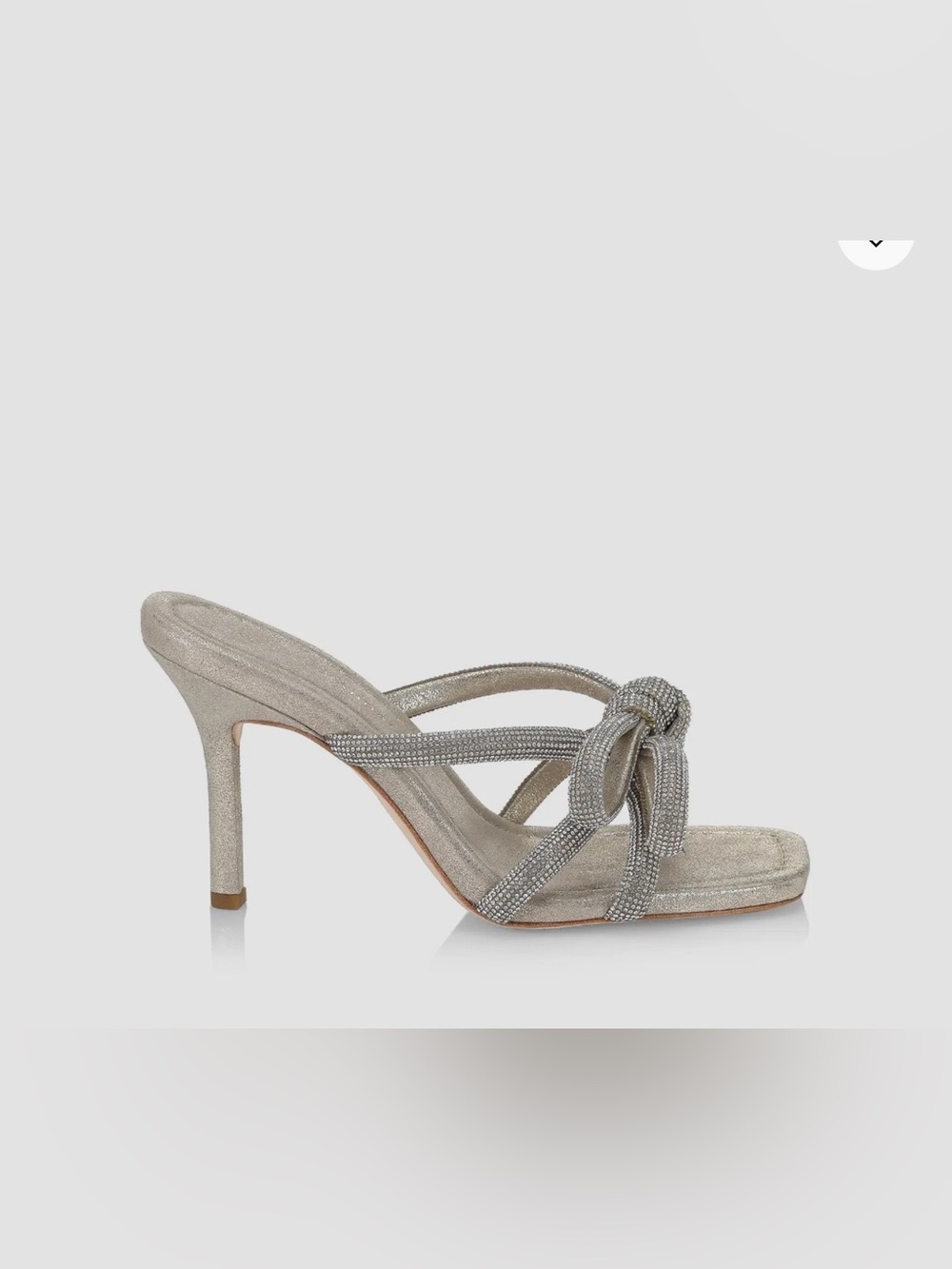 Loeffler Randall Bow Embellished Suede Mules